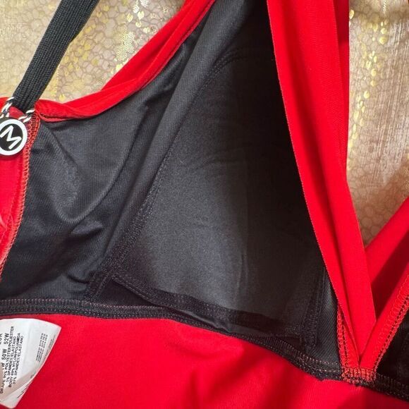 Magicsuit Bianca Rouge Red Swimsuit One Piece Shorts Romper 22W NWT - Picture 5 of 13